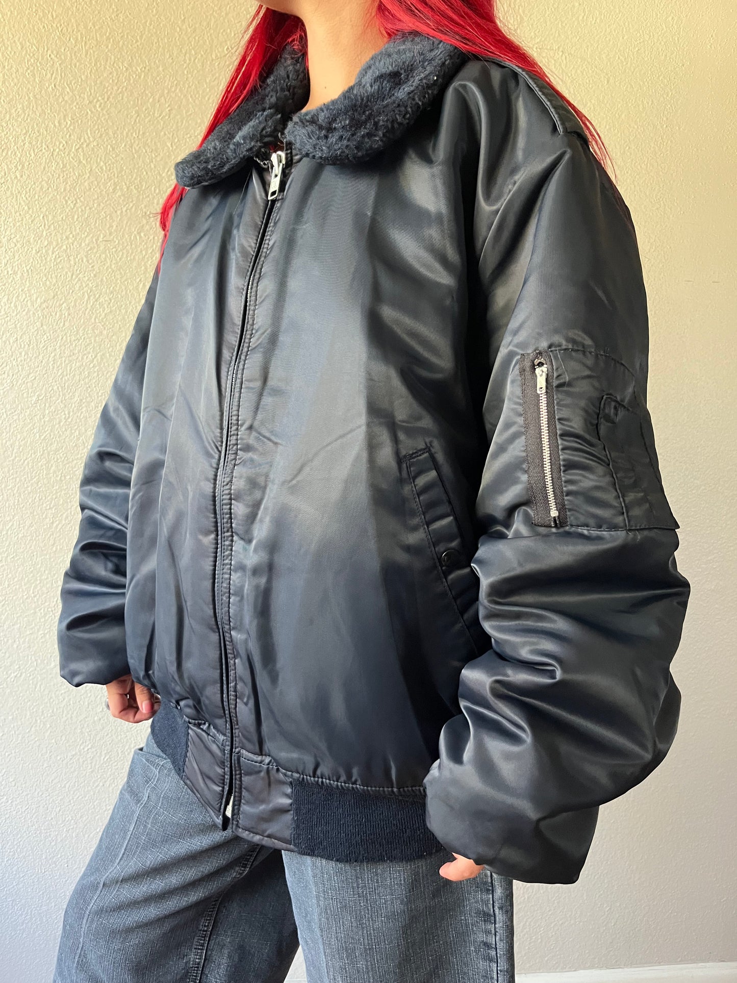 Vintage Dickies Bomber Puffer Jacket