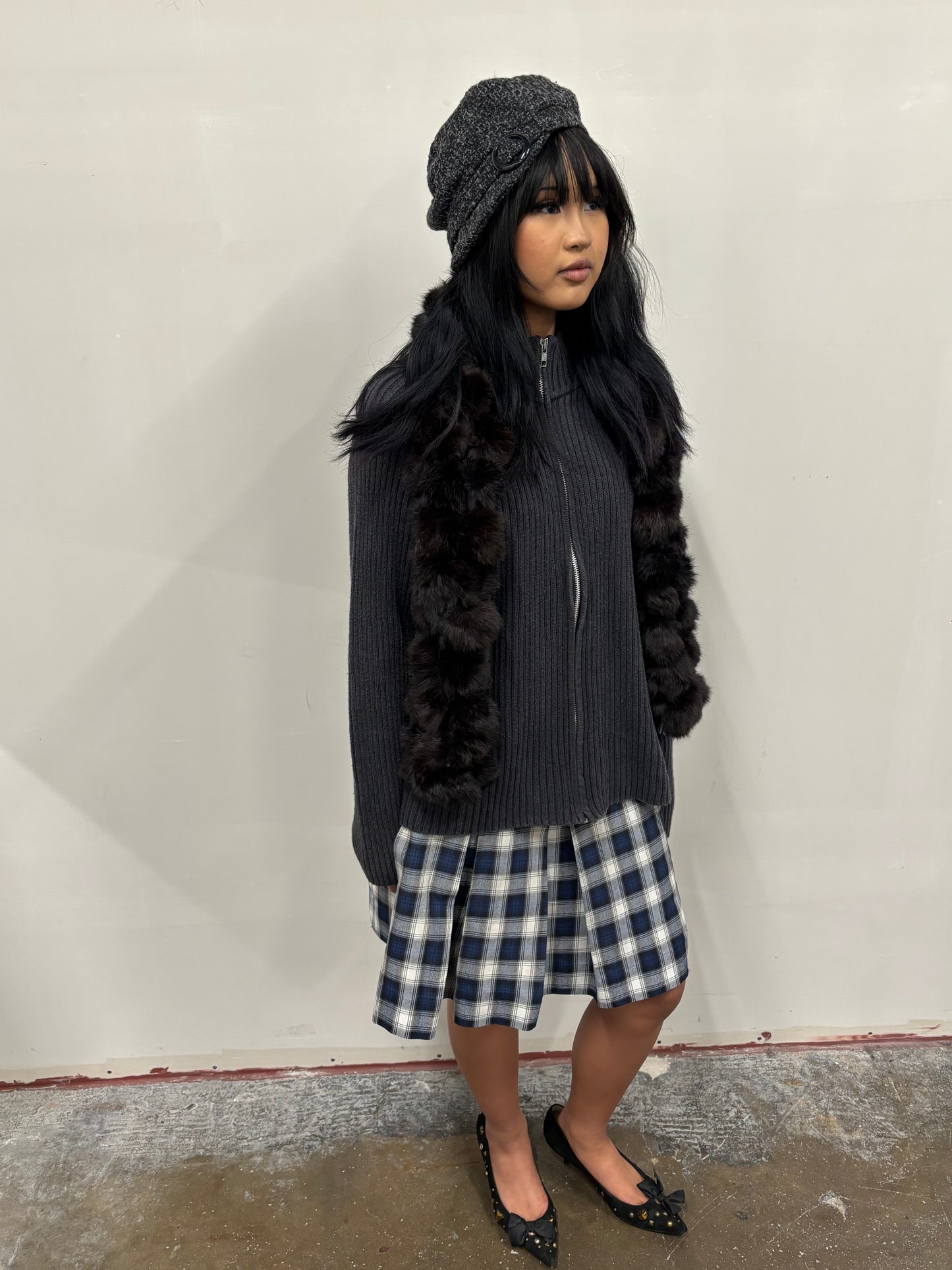 Faded Glory Zip Up Sweater