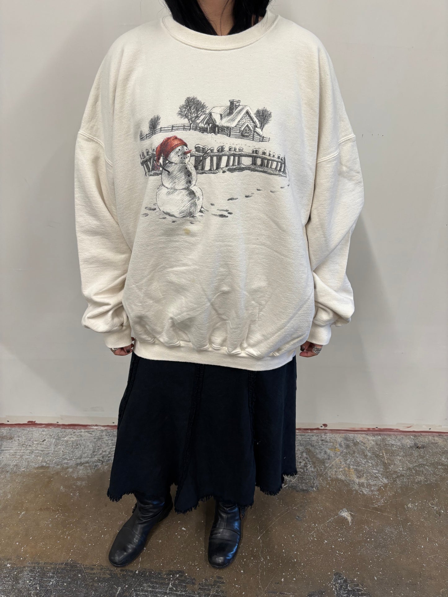 Vintage Snowman Crewneck