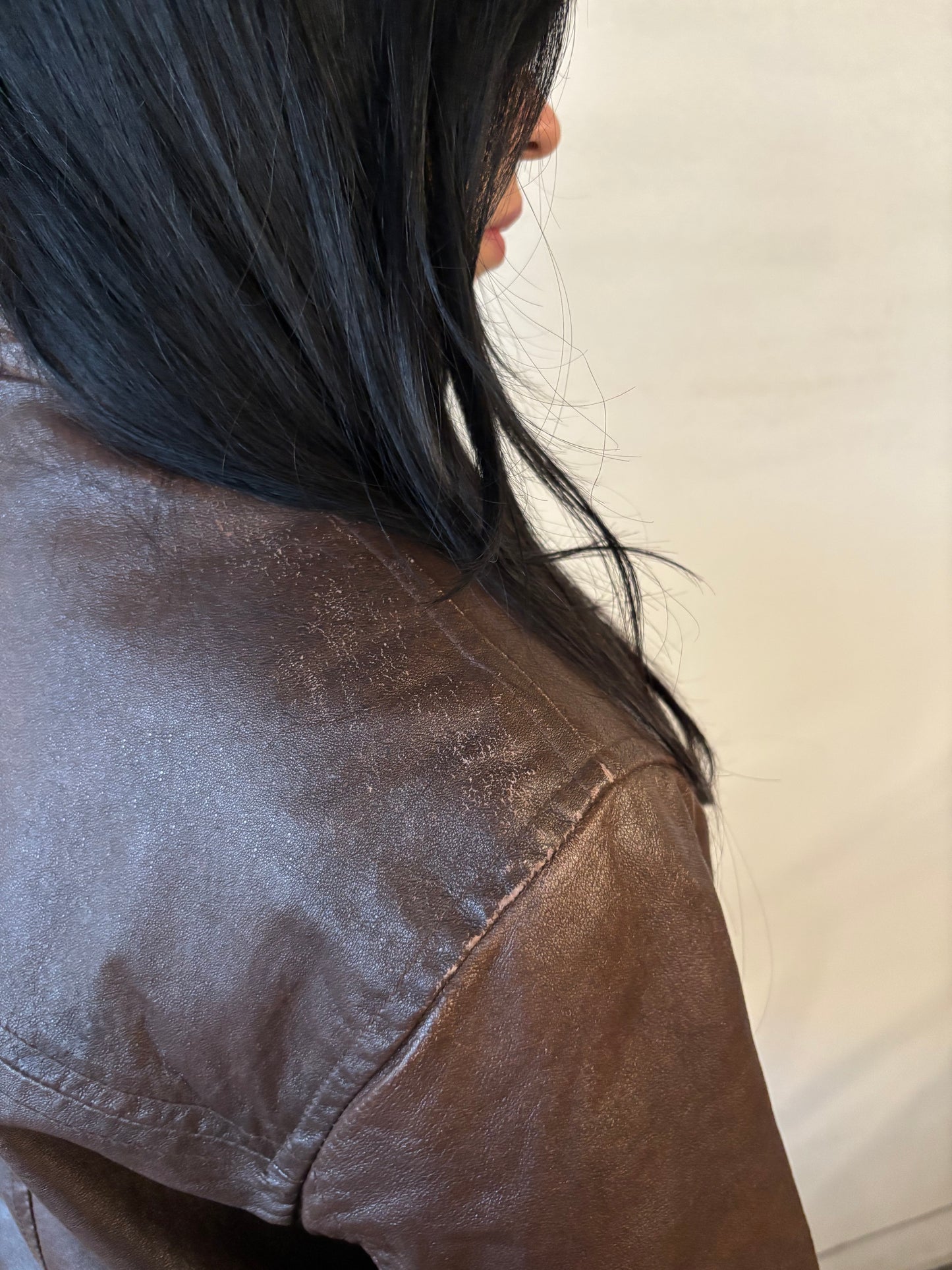 Vintage Cooper Faux Leather Jacket