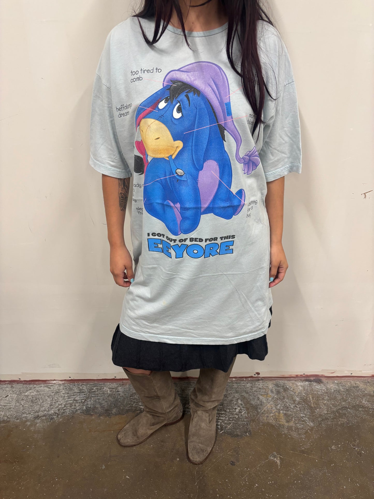 Vintage Eeyore Sleeping Shirt