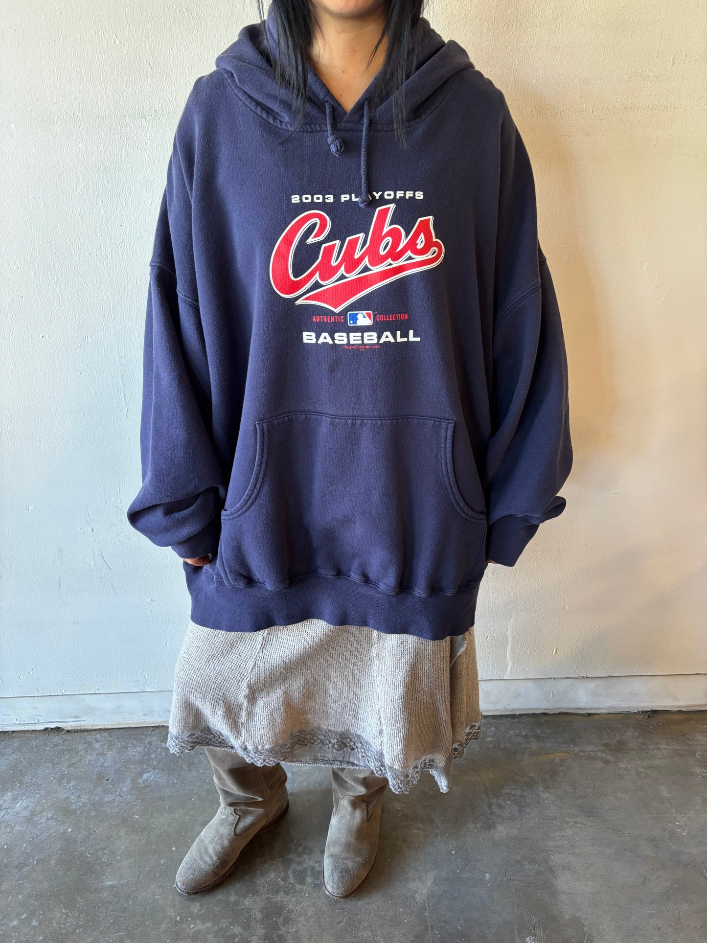 Vintage Chicago Cubs Baseball Hoodie