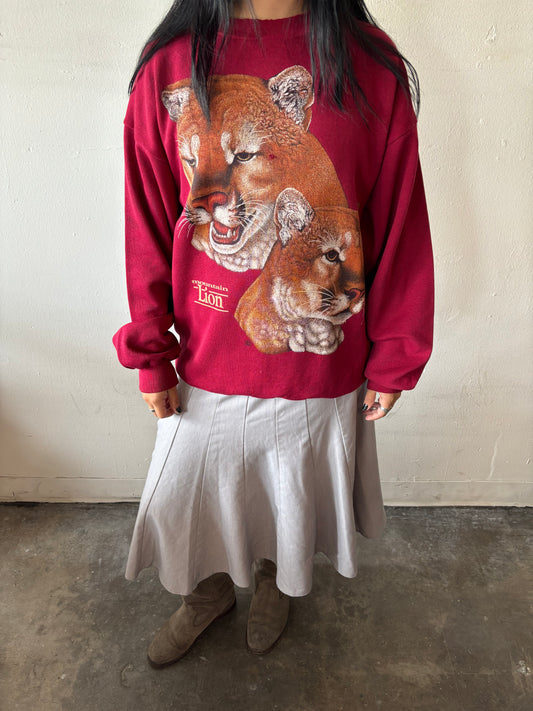 Vintage Mountain Lion Crewneck