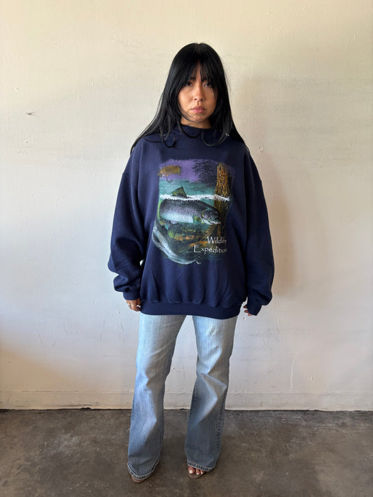 Vintage Wildlife Expedition Crewneck