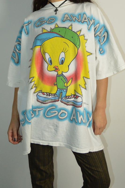 Vintage Tweety Don’t Go Away Mad Just Go Away Shirt