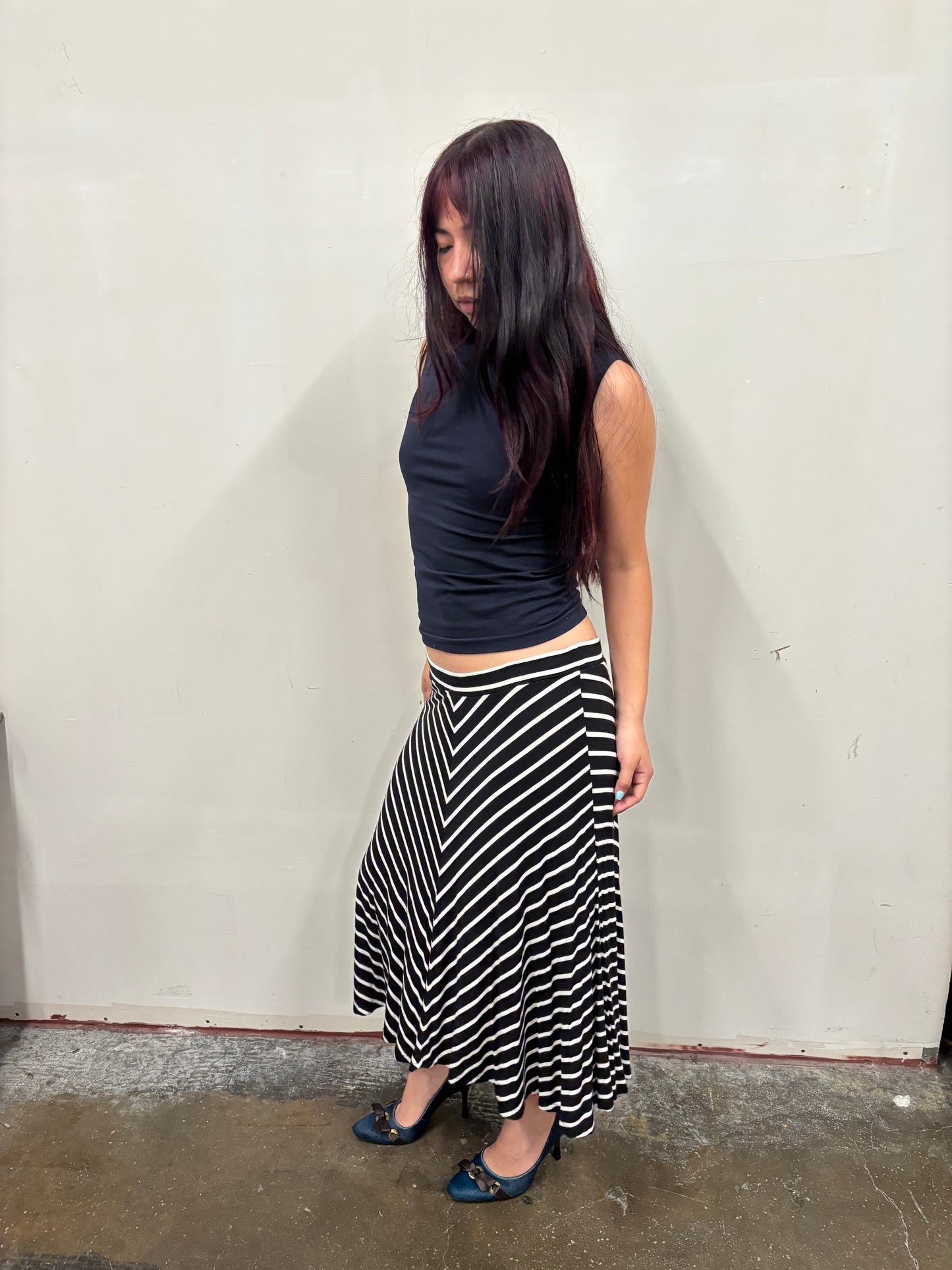 Loft Striped Skirt