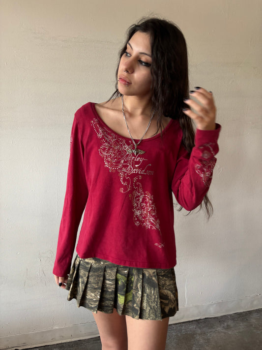 Vintage Harley Davidson Top