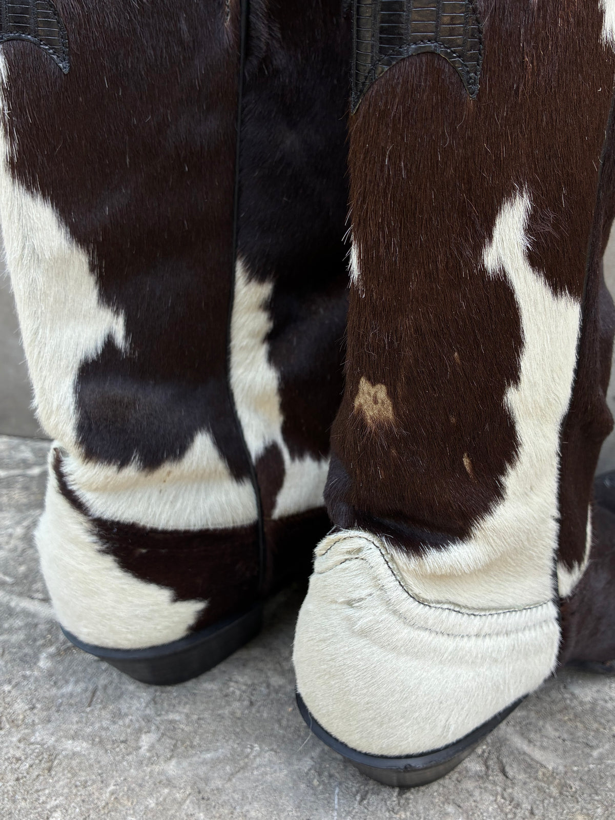 Vintage Creations by Tony Lama Cowhide SUPER RARE Cowboy Boots