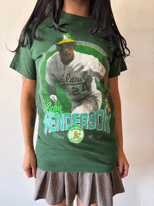 Vintage Oakland Athletics Rickey Henderson Shirt