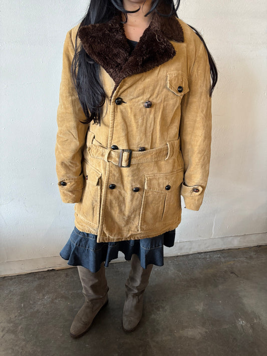 Vintage K Mart Corduroy Button Up Coat