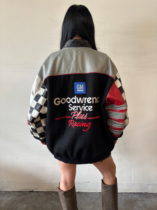 Vintage NASCAR Leather Jacket