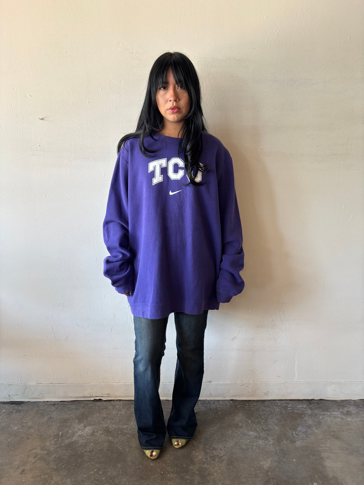Vintage TCU Nike Crewneck