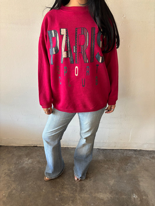 Vintage Paris Sport Club Crewneck