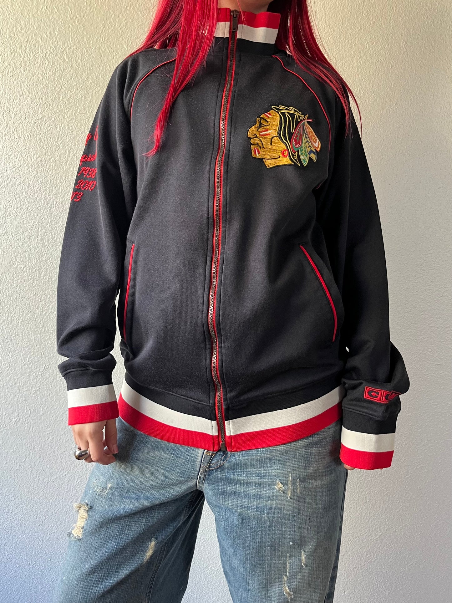 Vintage Chicago Blackhawks Track Jacket