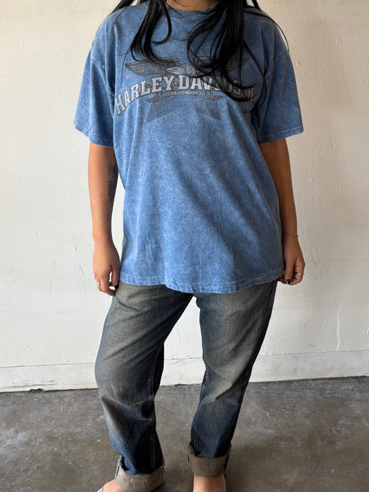 Harley Davidson Black Wolf Shirt