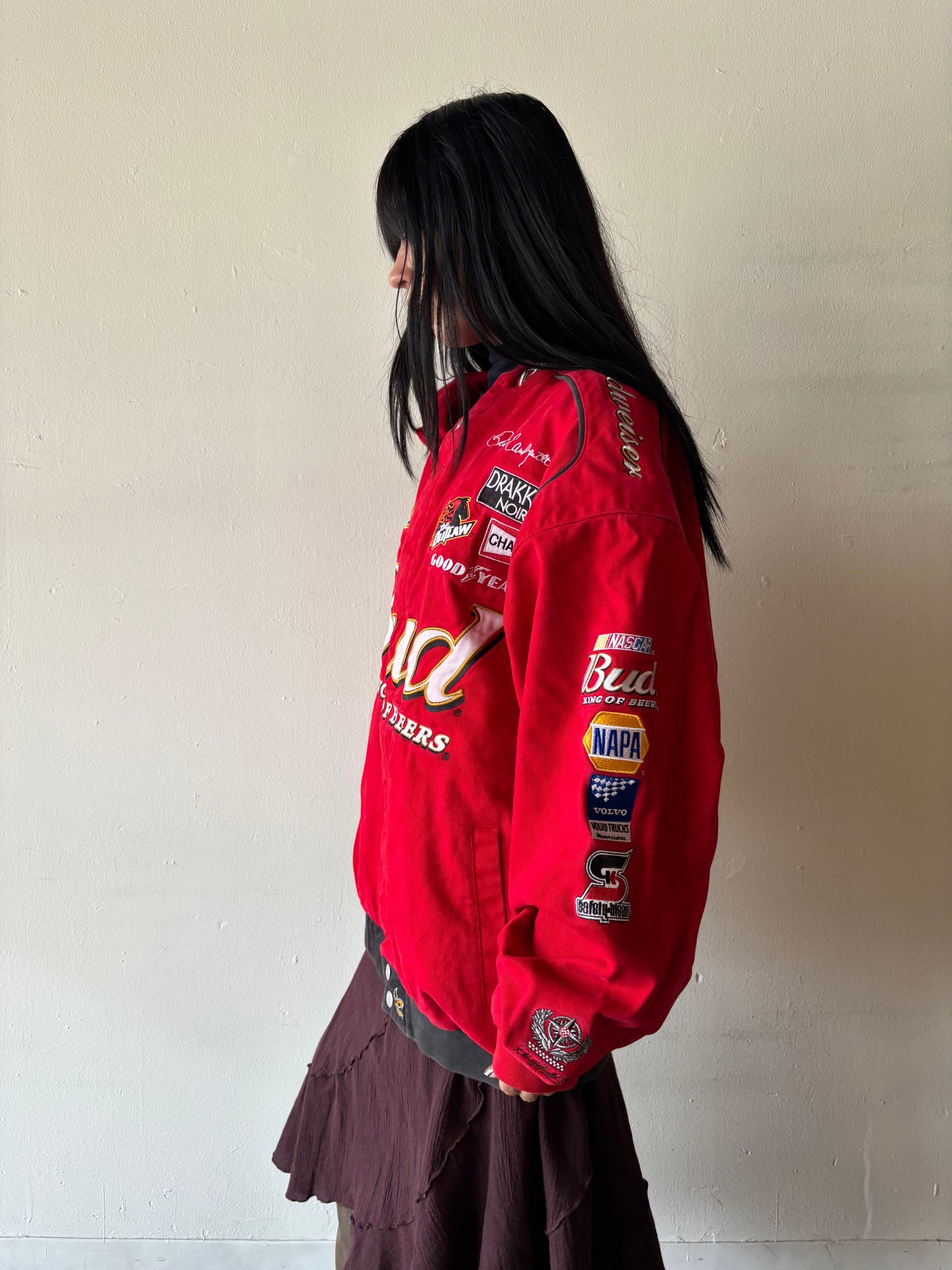 Vintage Budweiser Racing NASCAR Jacket