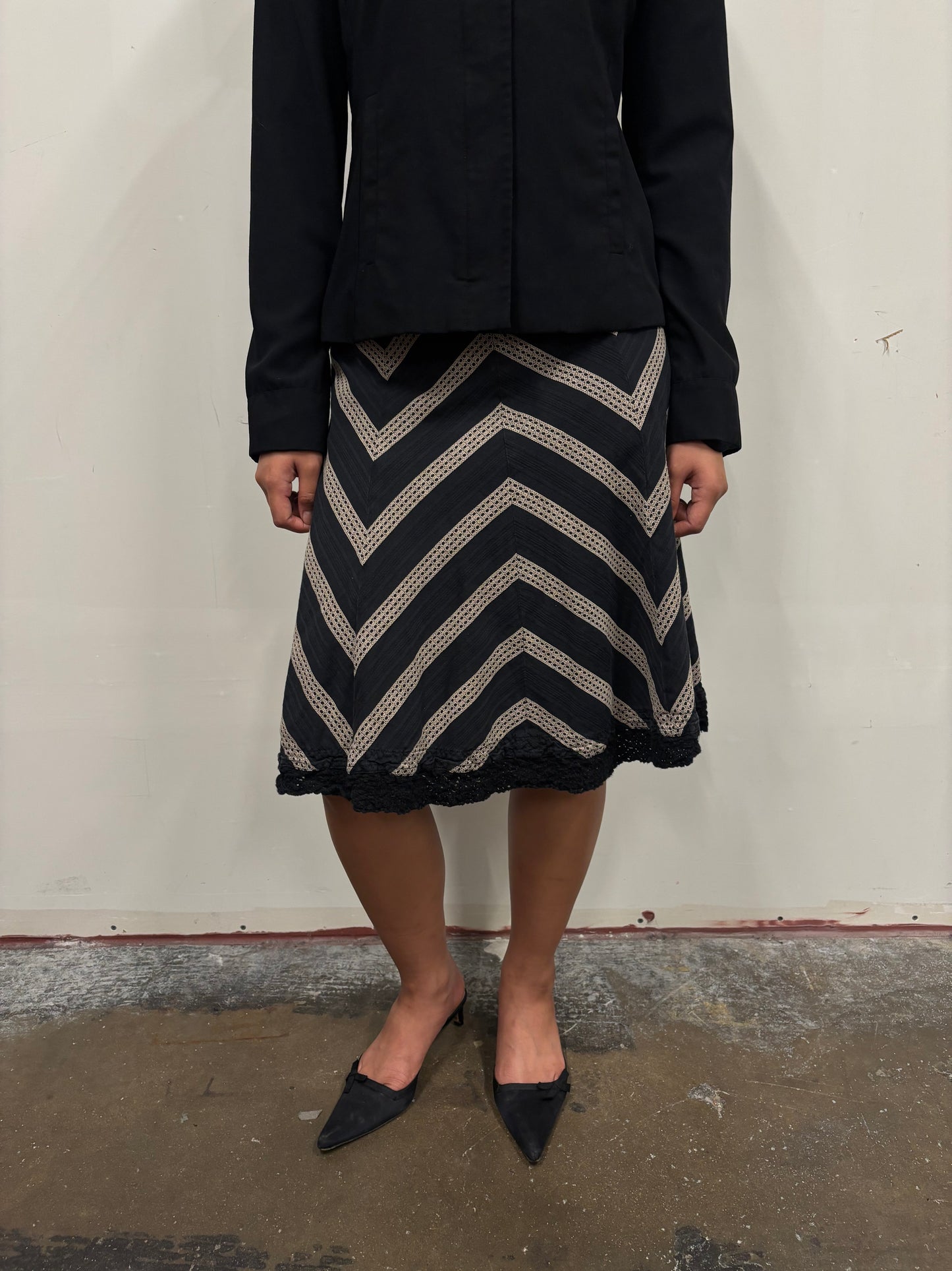 Ann Taylor Striped Skirt