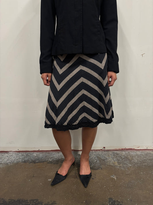 Ann Taylor Striped Skirt