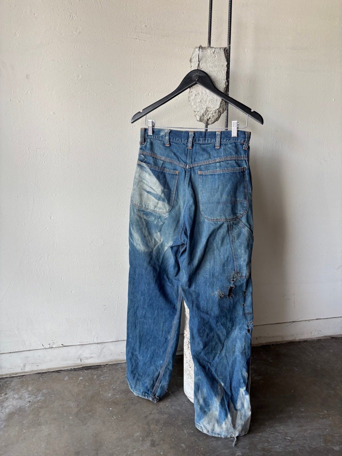 Vintage 1970s Big Mac Faded Distressed Denim Jeans