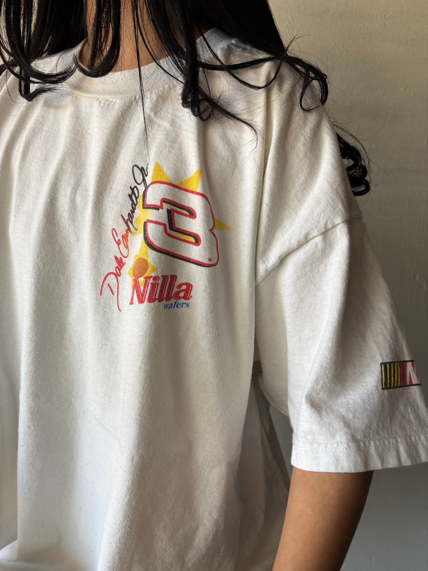 Vintage Dale Earnhardt Jr. Nilla Wafers NASCAR Shirt