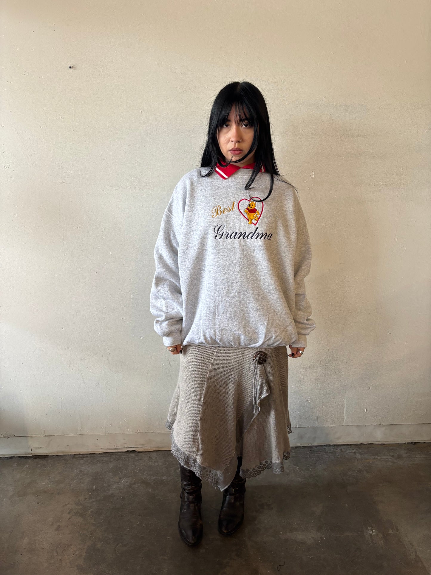 Vintage Best Grandma Pooh Crewneck