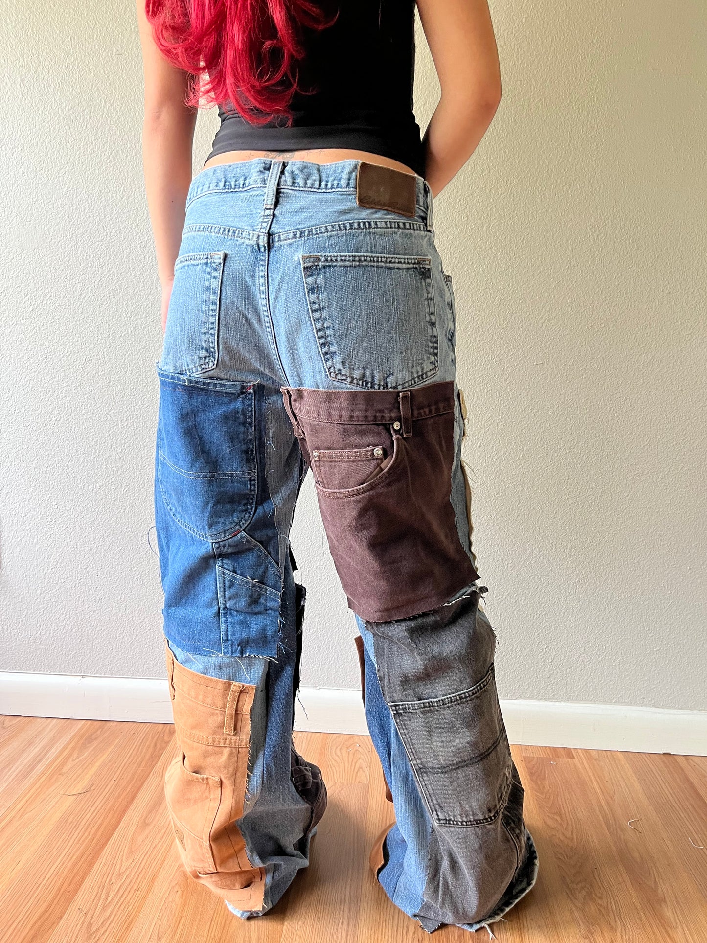 Reconstructed Eddie Bauer Denim Jeans