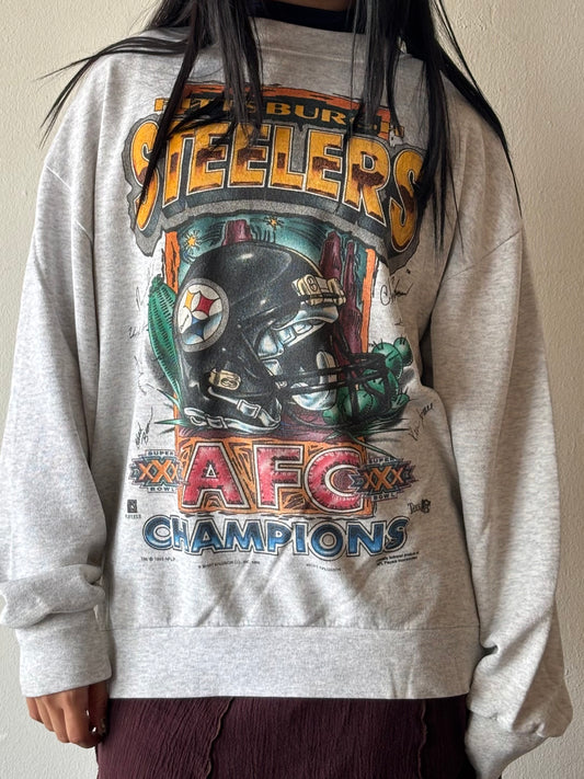 Vintage 1995 Pittsburgh Steelers Champions Crewneck