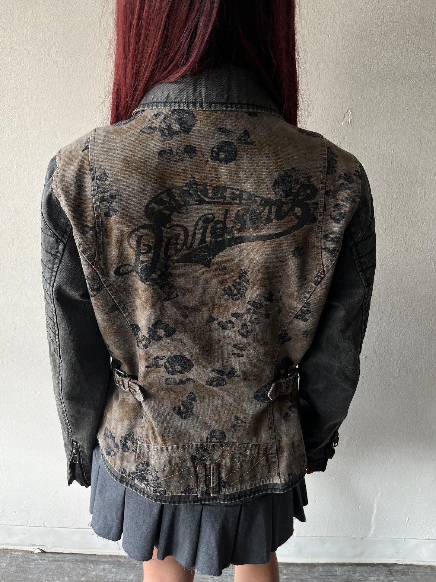 Vintage Harley Davidson Skull Jacket