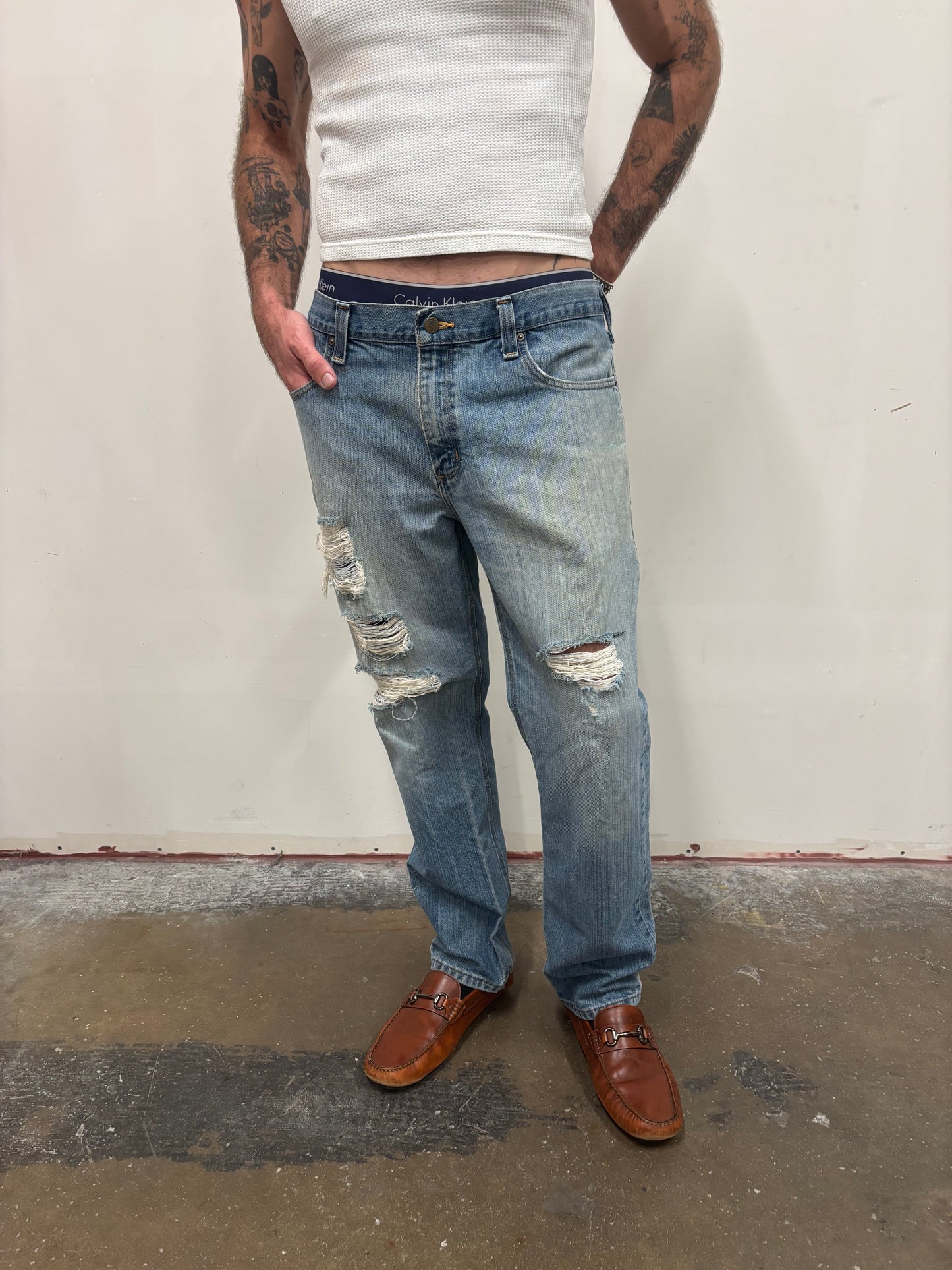 Vintage Carhartt Distressed Jeans
