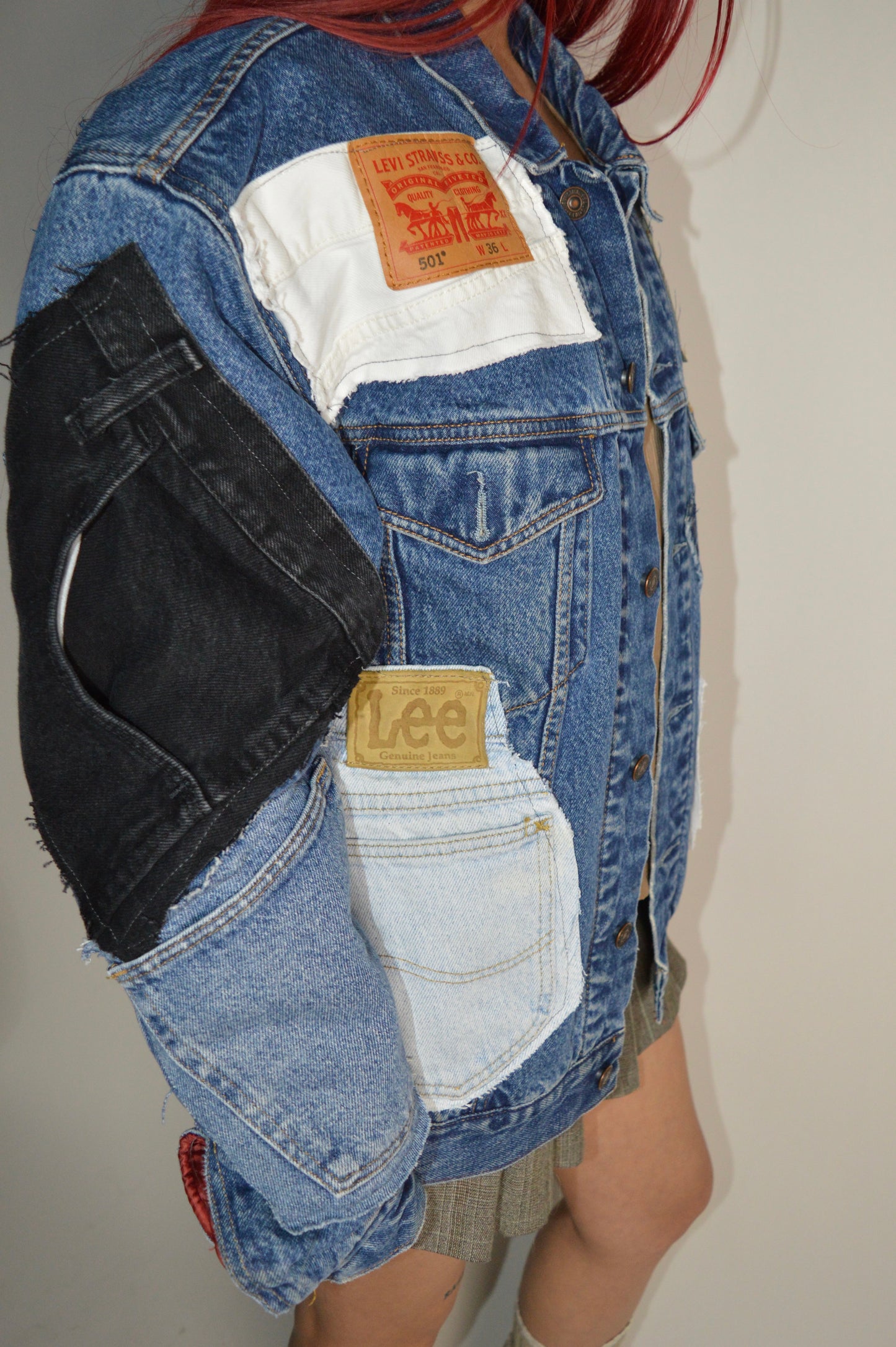 Reconstructed Levi’s Patchwork Denim Jacket