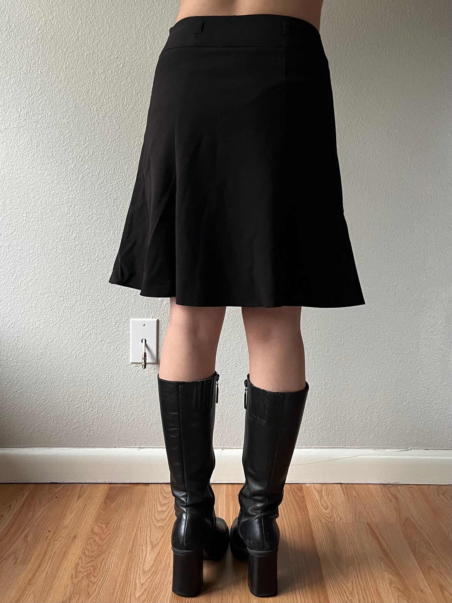 Vintage Bow MIDI Skirt