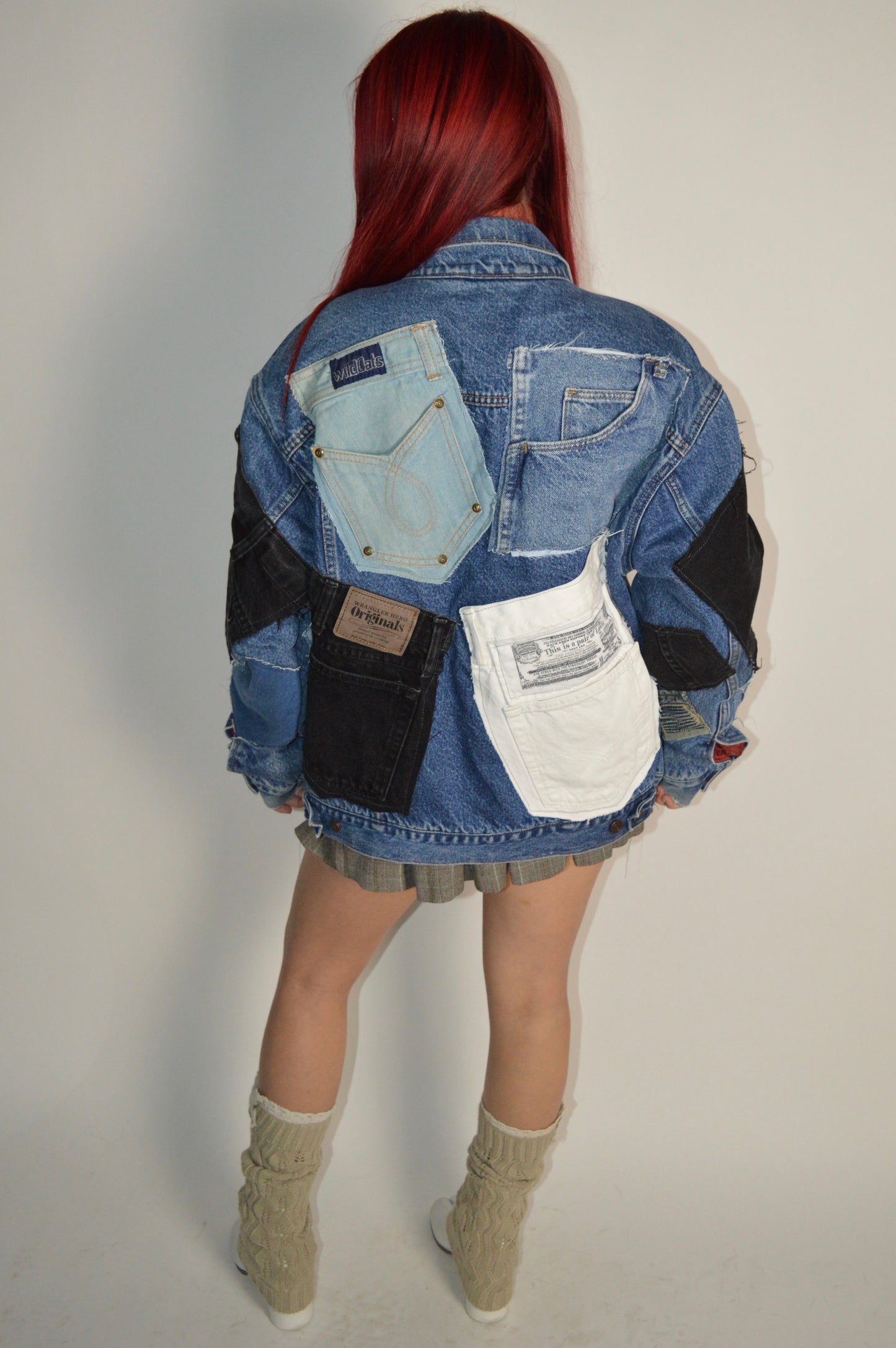 Reconstructed Levi’s Patchwork Denim Jacket