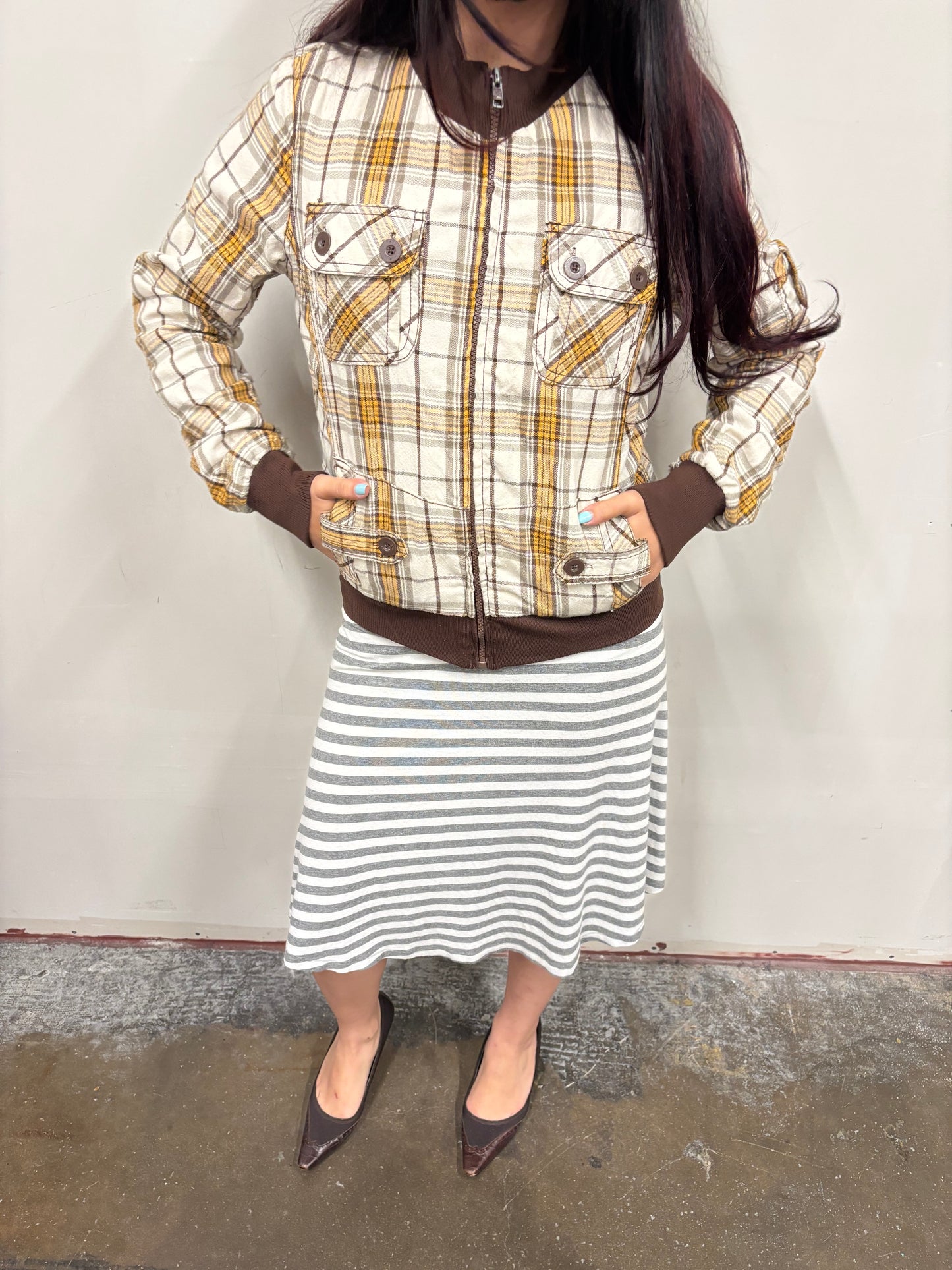 Charlotte Russe Plaid Jacket