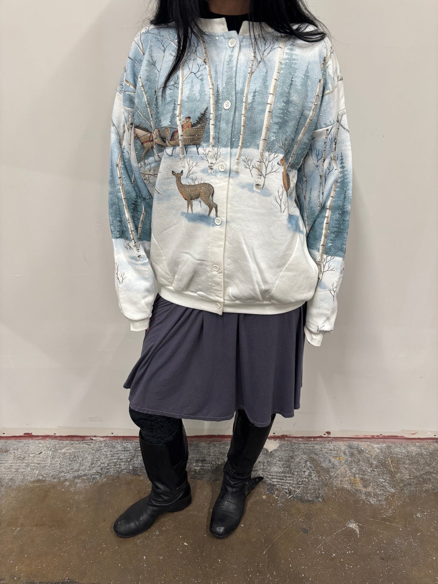 Vintage Winter Forest Jacket