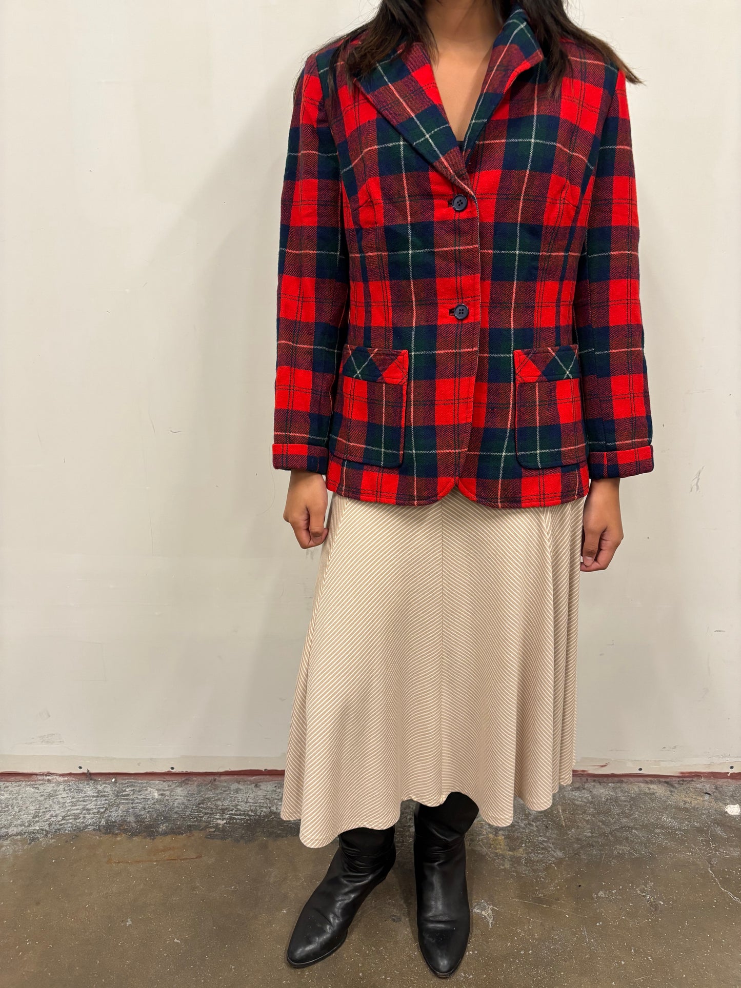 Vintage Pendleton Plaid Jacket