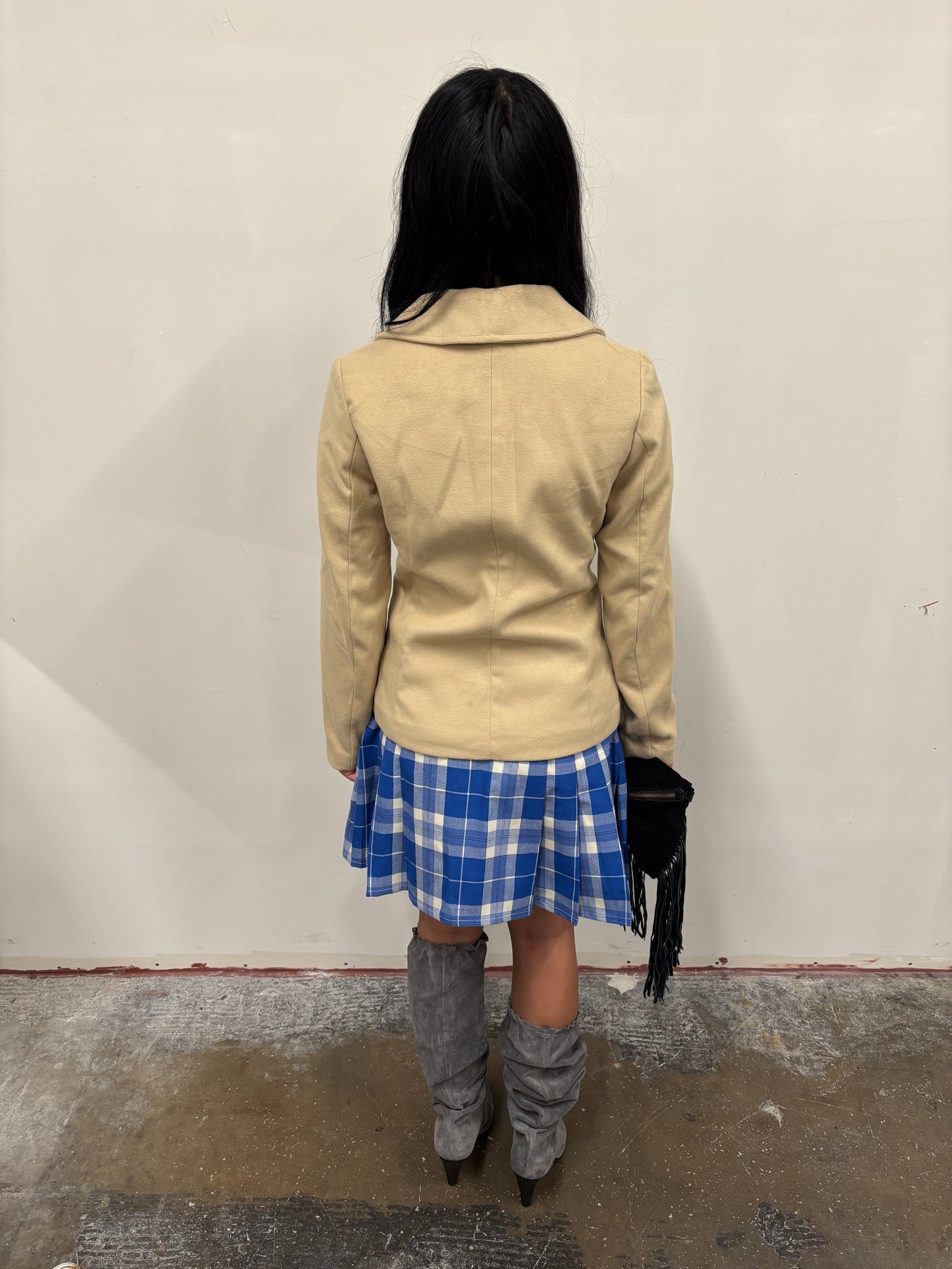 Beige Button Up Coat
