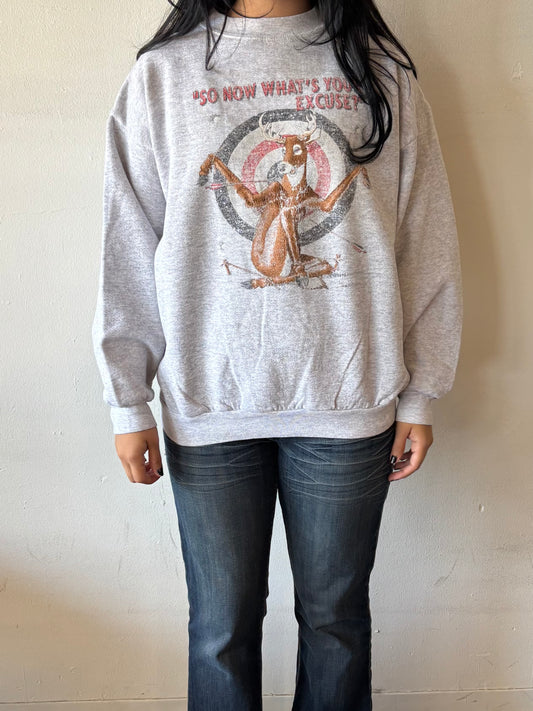 Vintage “So Now What’s Your Excuse” Crewneck