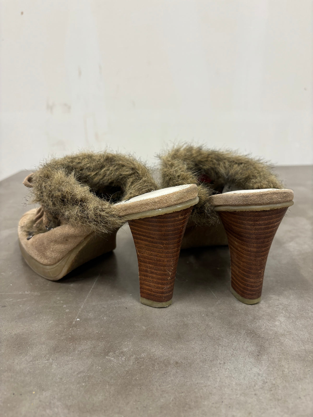 Vintage Report Fur Kitten Heels