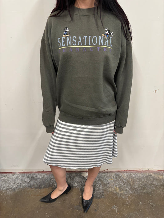 Vintage Mickey Mouse Sensational Characters Crewneck