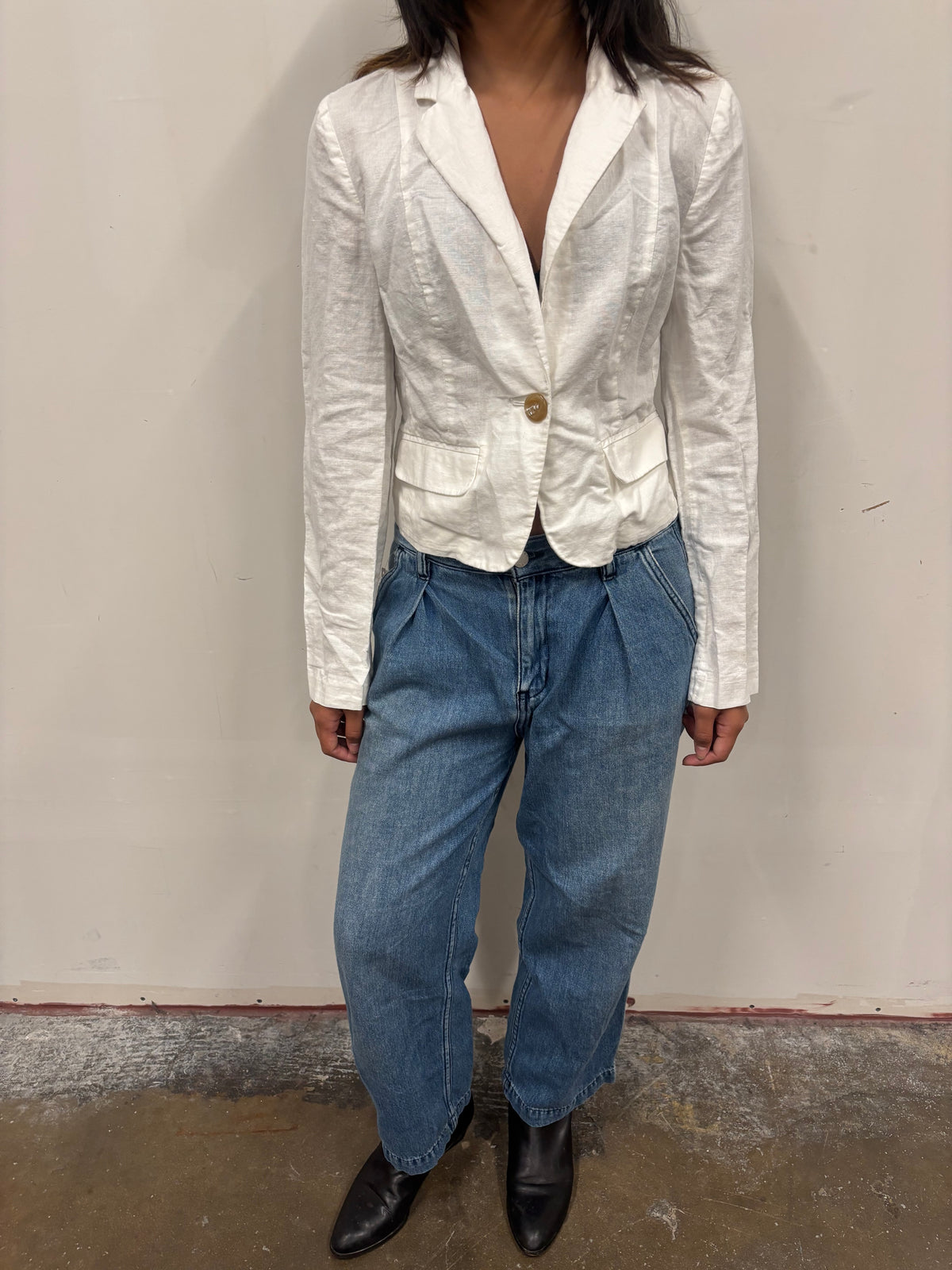 Vintage White Blazer