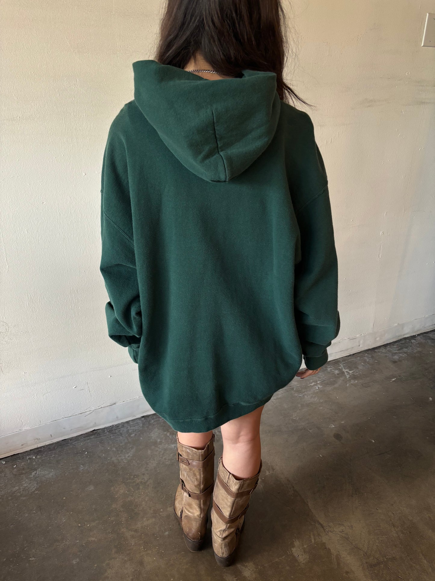 Vintage Green Nike Hoodie