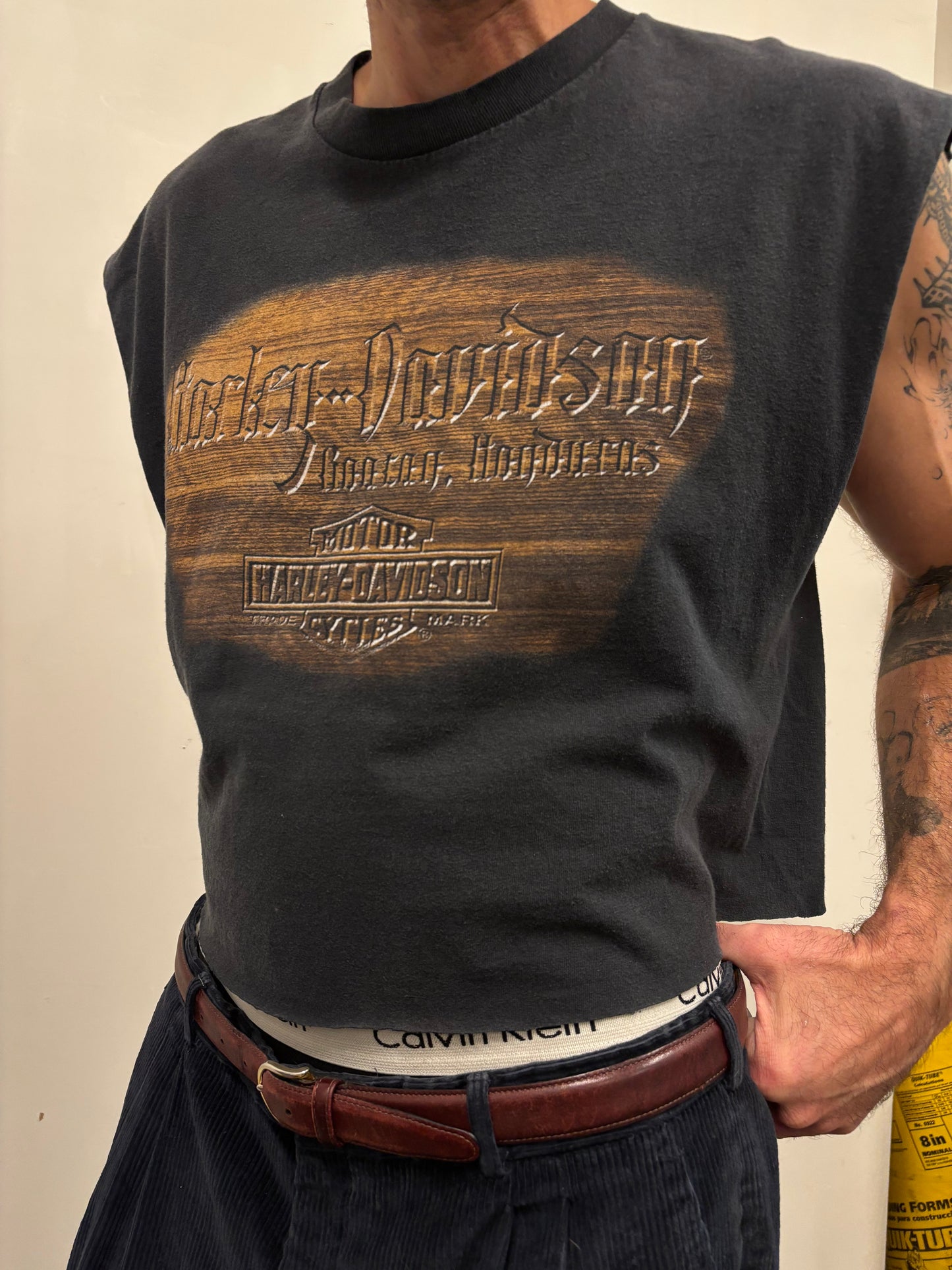 Reworked Harley Davidson Crop