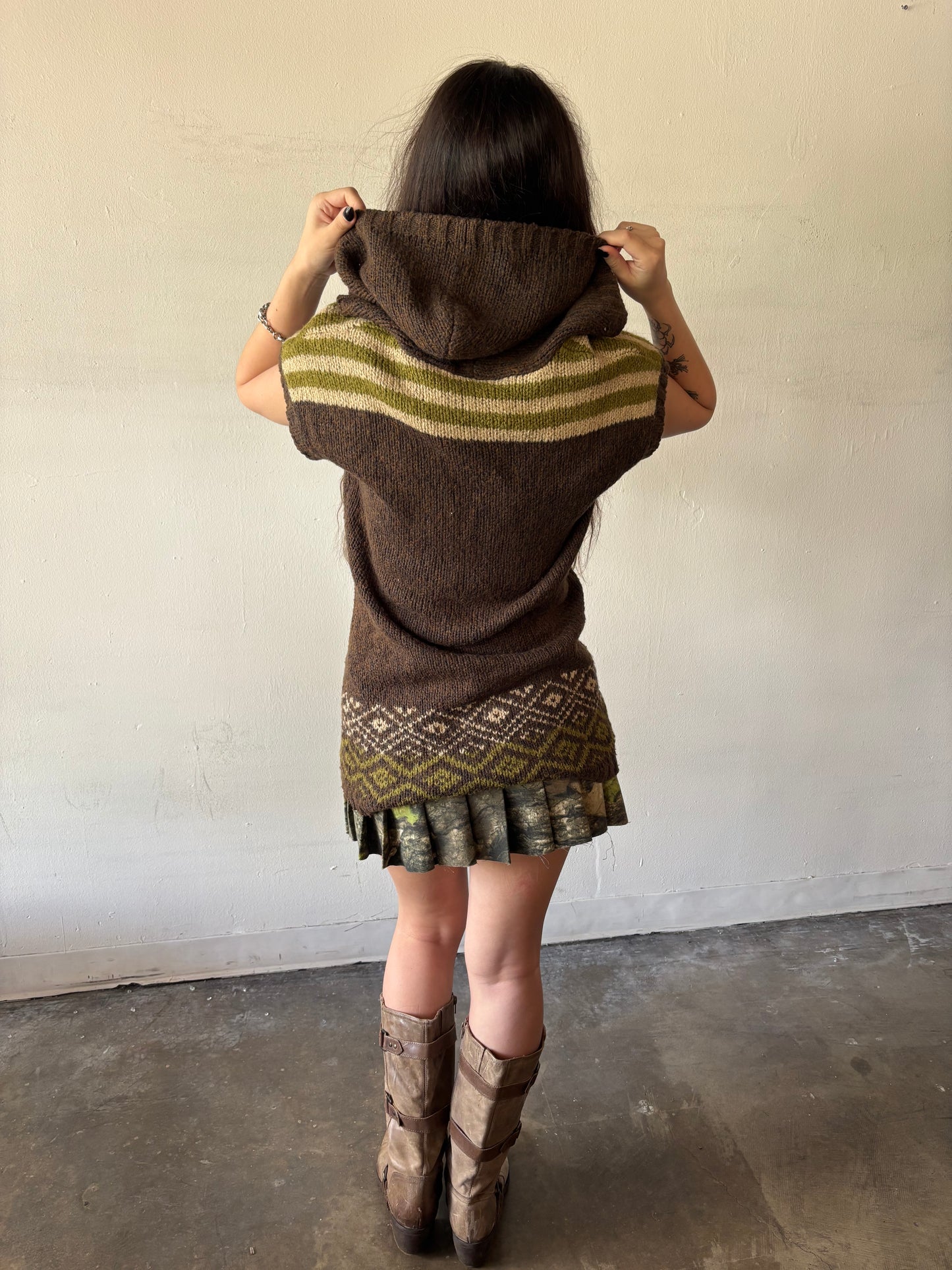 Vintage Knitted Dress Top