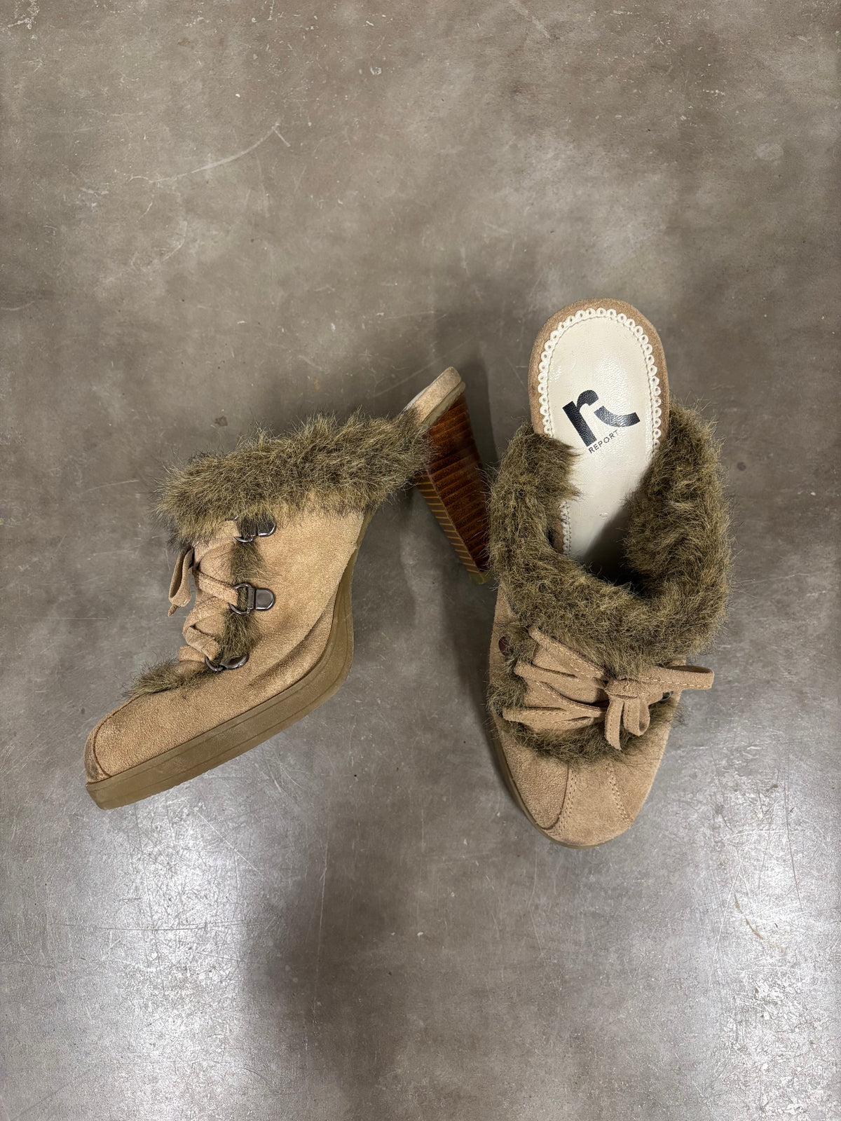 Vintage Report Fur Kitten Heels