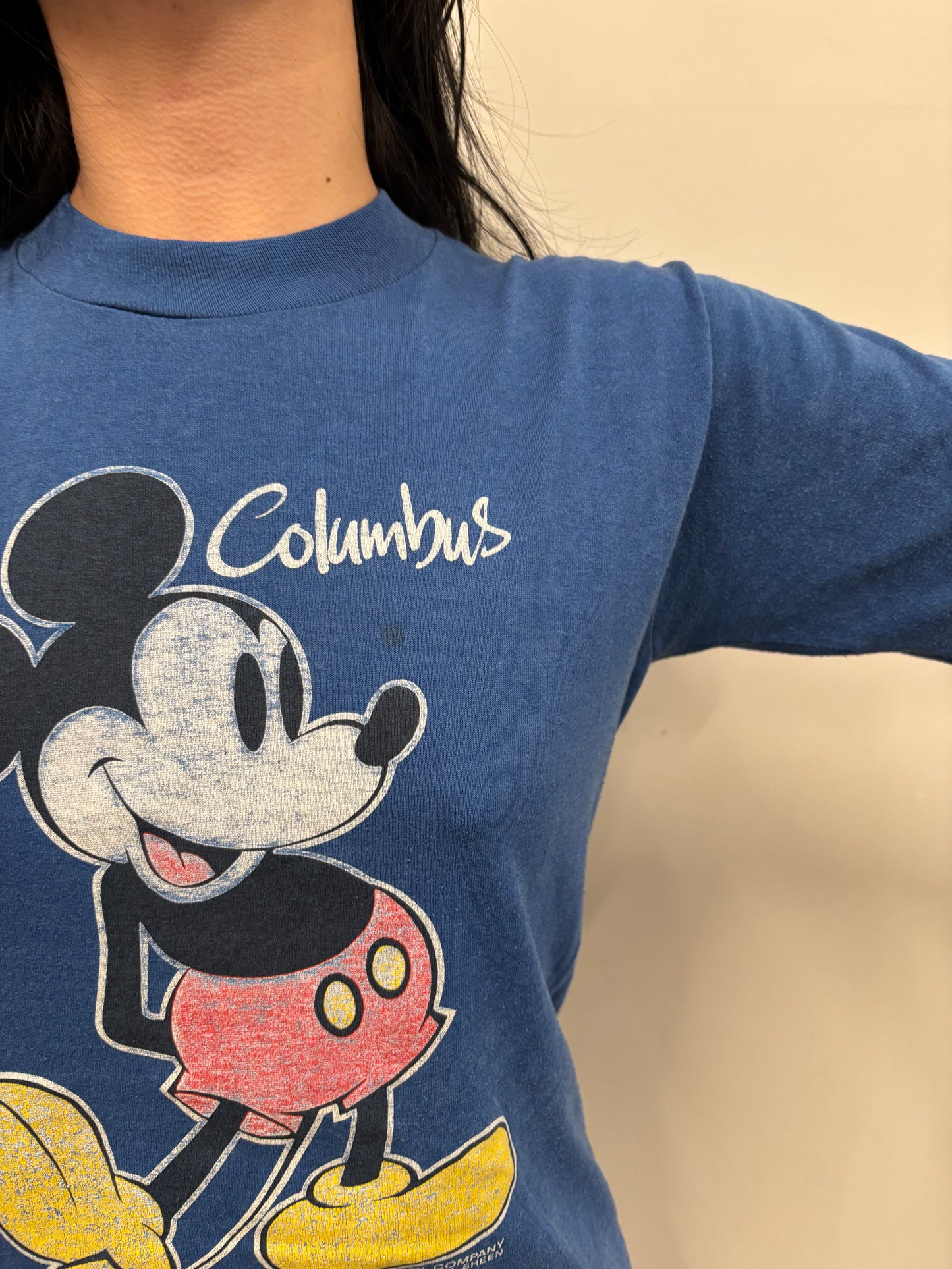 Vintage Mickey Mouse Columbus Shirt