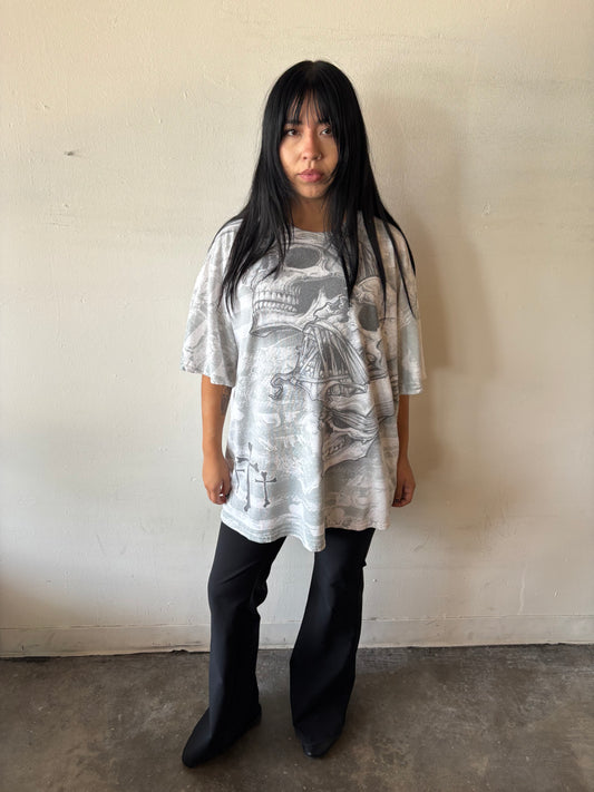 Y2K Skull Shirt