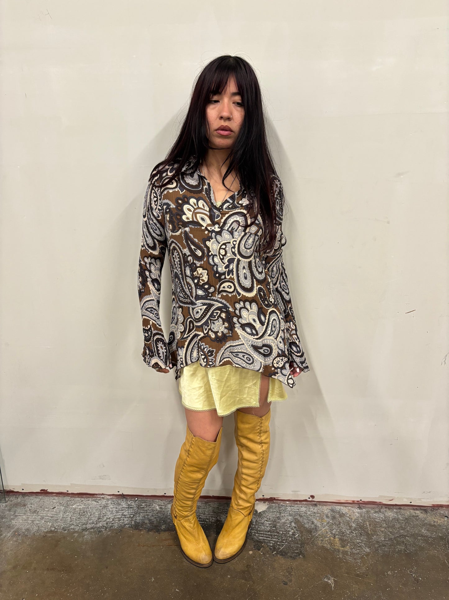 Audrey Talbott Paisley Top