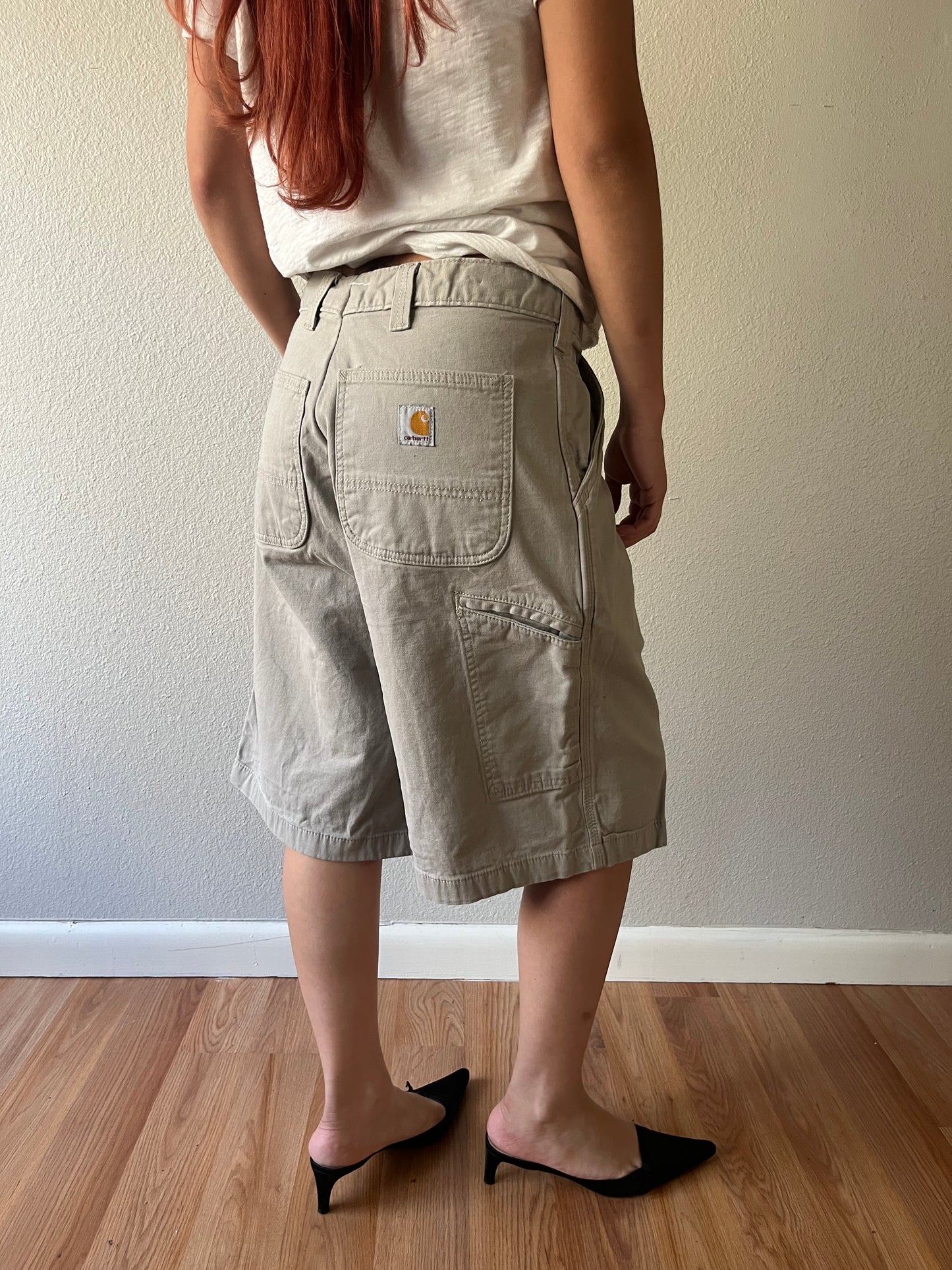 Vintage Beige Carhartt Jorts