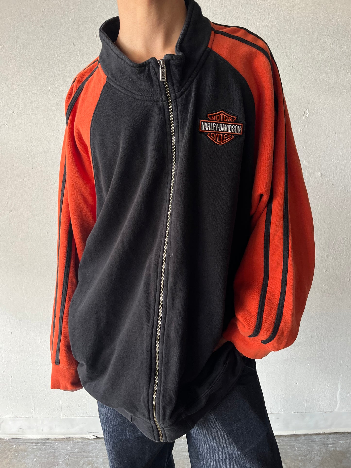 Vintage Harley Davidson Zip Up Jacket