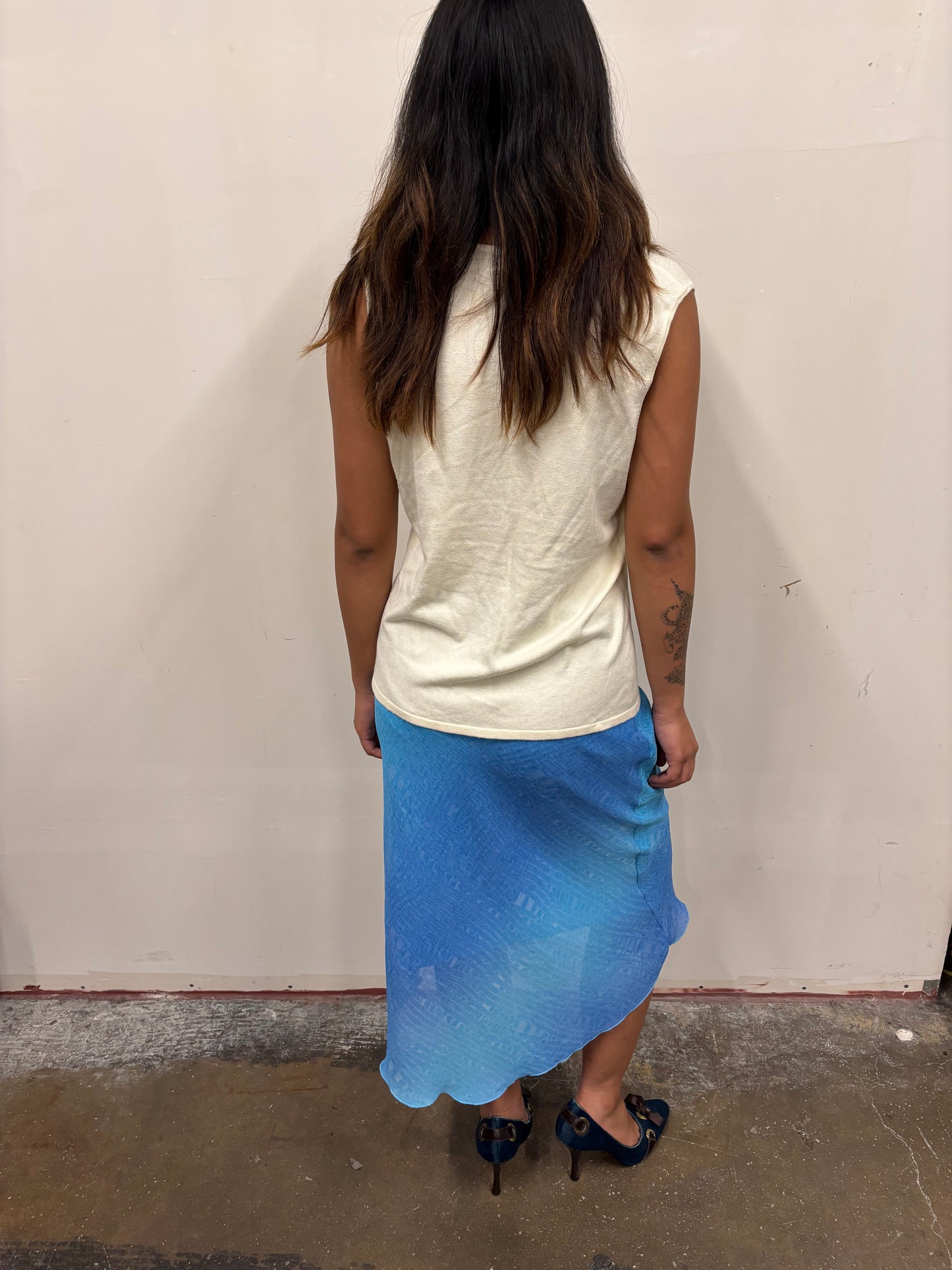White Tank W/ Button Details